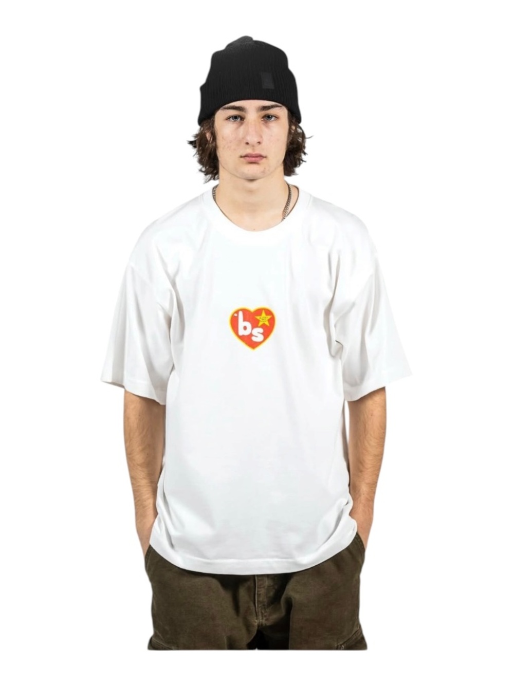Bloody Sunday Short Sleeve Tee 90's Collection White Small
